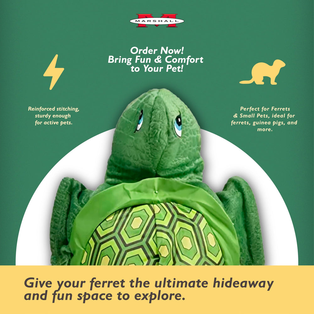 Marshall Pet Turtle Tunnel fácil de usar y guardar para dueños ocupados.