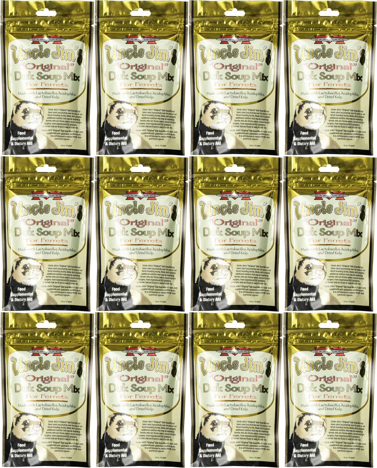 Marshall Uncle Jim's Duk Soup: tazón para alimentación cómoda de hurones.
