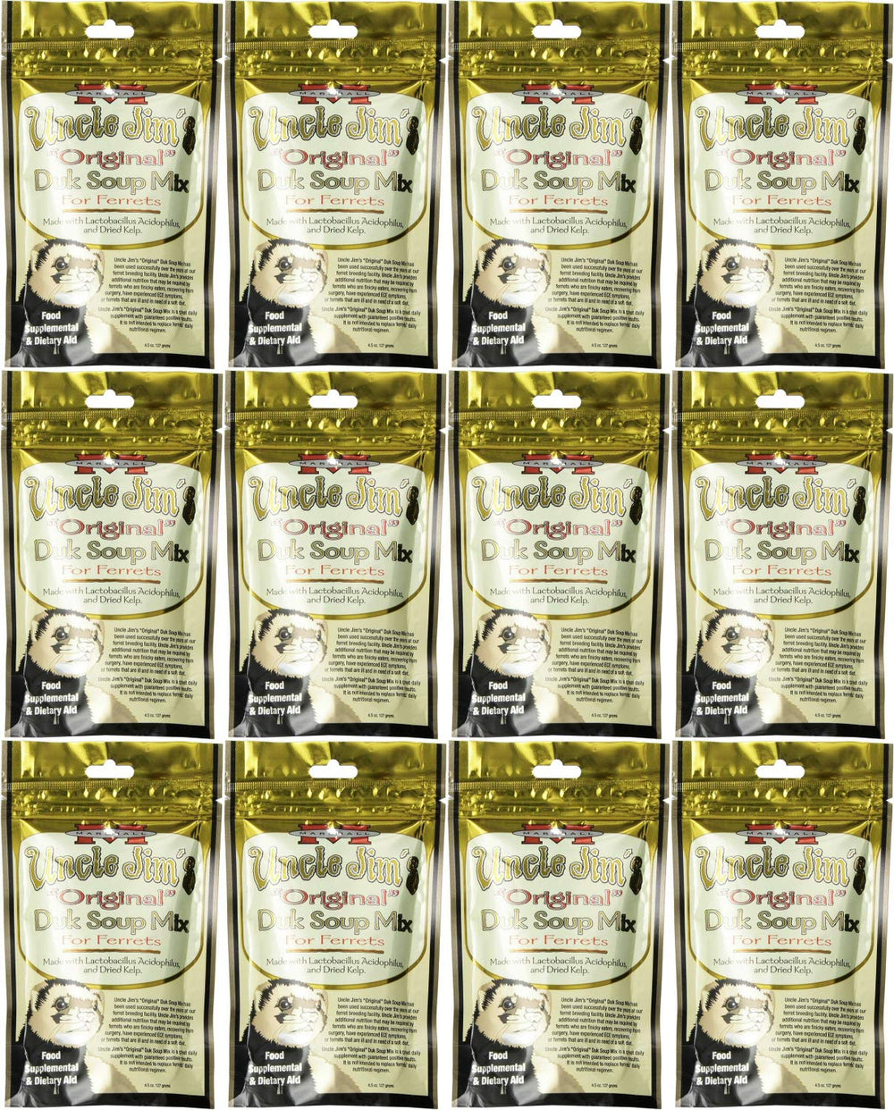 Marshall Uncle Jim's Duk Soup: tazón para alimentación cómoda de hurones.