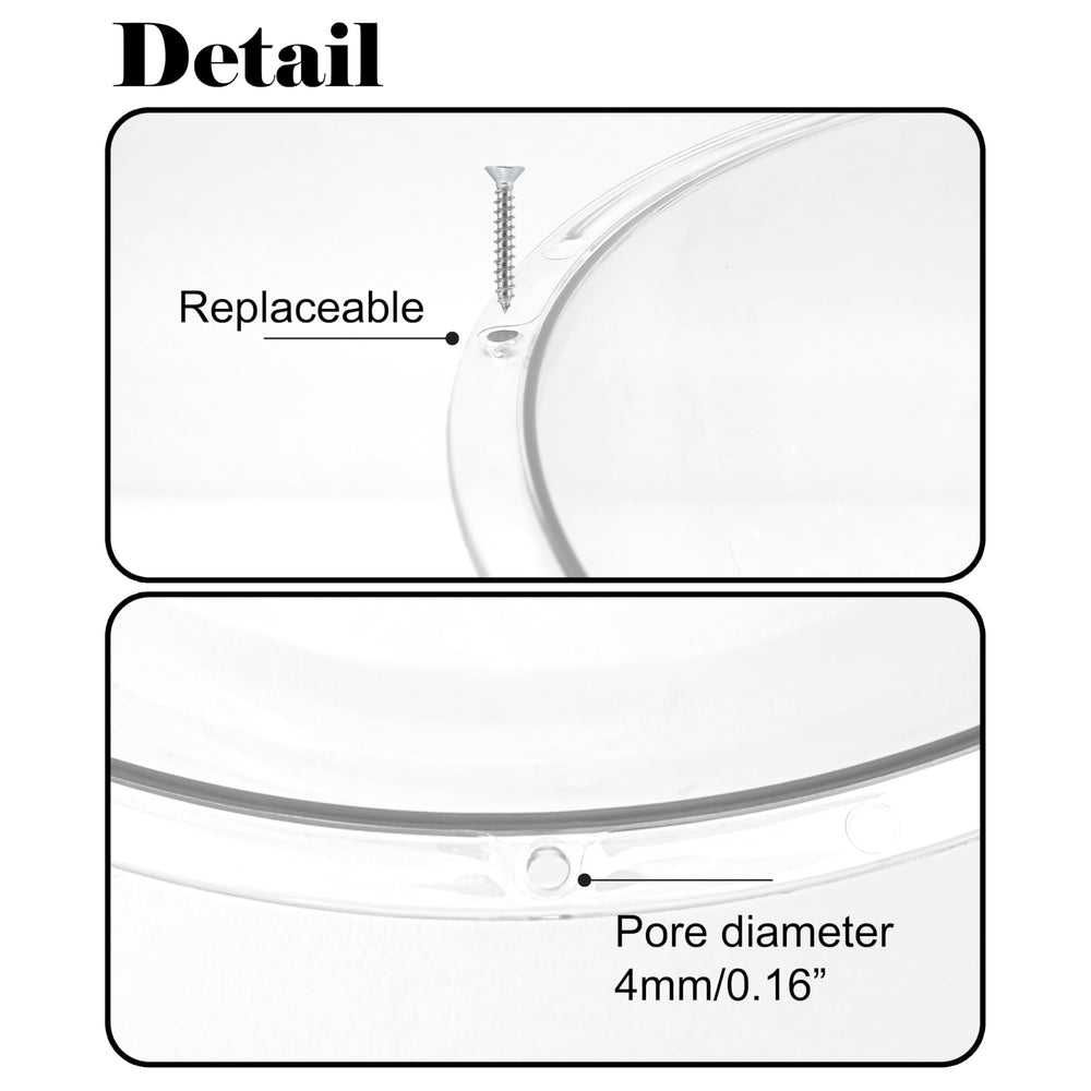 Marsrut domo acrílico 11-8 pulgadas, compatible con camas y árboles para gatos.