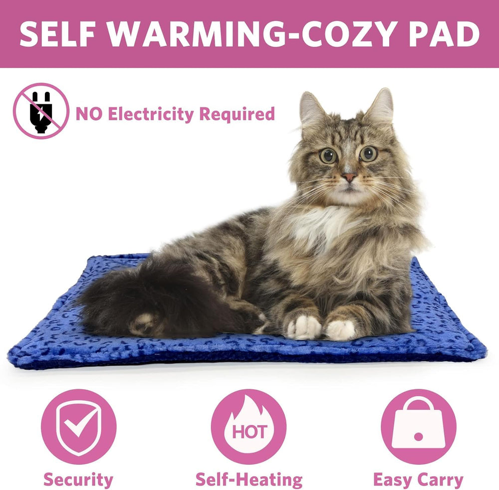 MARUNDA cama gato, interior con capa termica reflectiva para calor suave