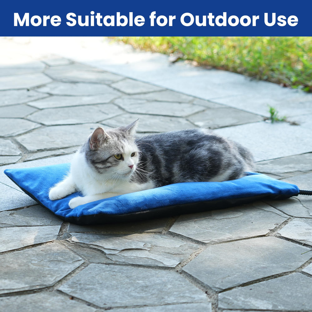 MARUNDA cama-gatos-exterior-doble-termostato mantiene temperatura estable.