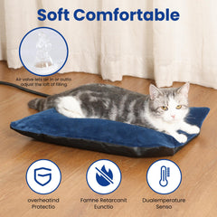 MARUNDA cama-gatos-exterior-impermeable protege al felino de la lluvia.