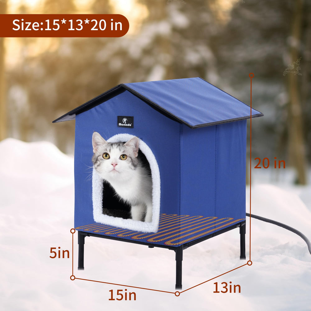 MARUNDA construccion-duradera-casa-gato: protección frente a los elementos.