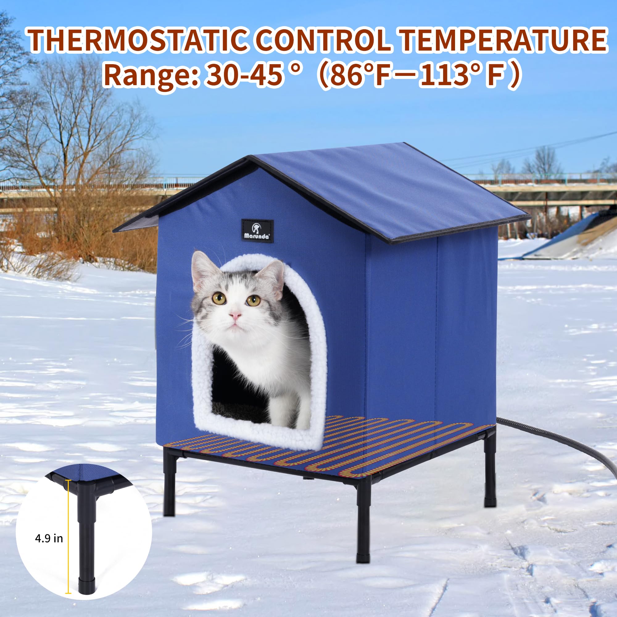 MARUNDA termostato-casa-gato: control de temperatura para confort continuo.