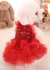Diseño de MaruPet para ocasiones especiales, cachorro rojo