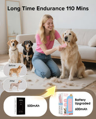 Marvljojo cortapelos para perro mediano, manejo ergonómico durante el grooming