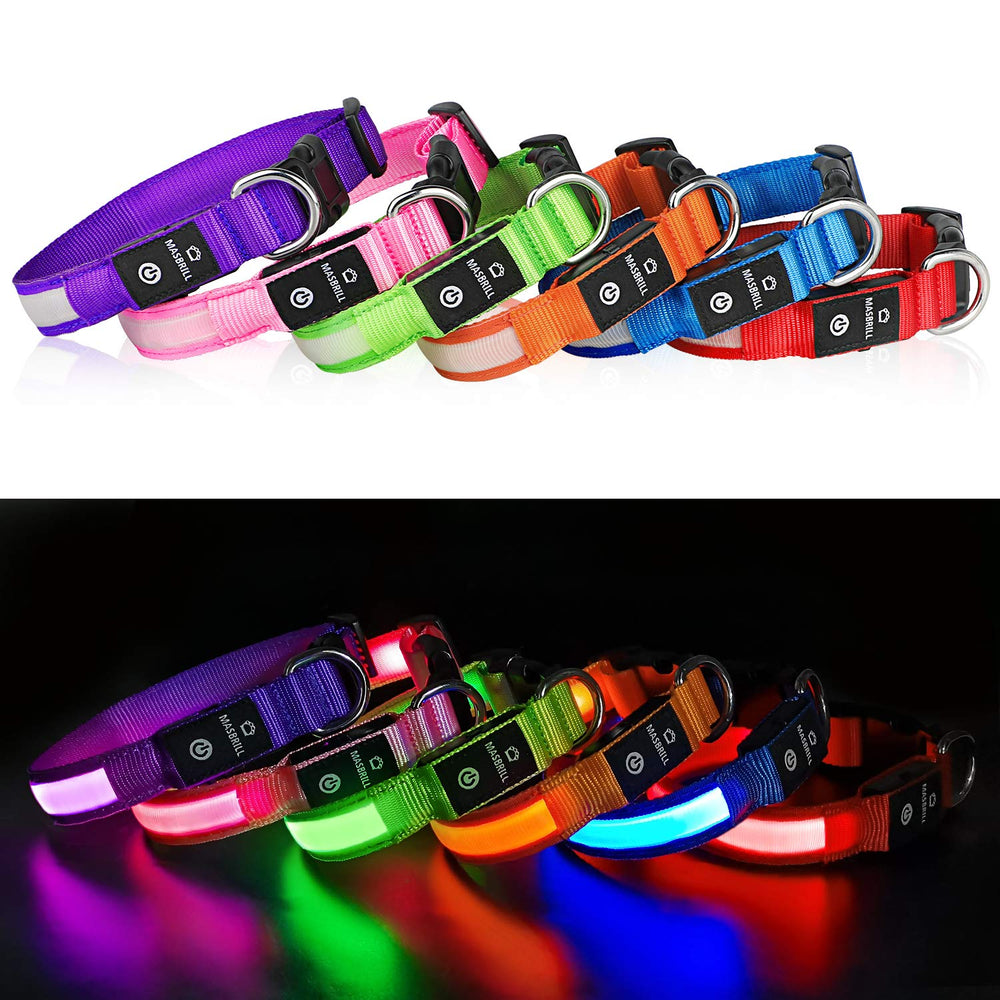 MASBRILL collar ajustable talla ideal para perros grandes y pequeños
