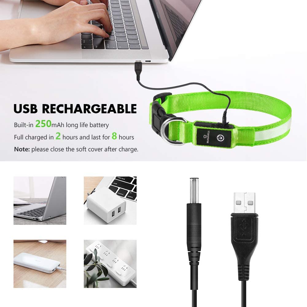 Masbrill LED Collar hebilla-quick-release para colocación rápida