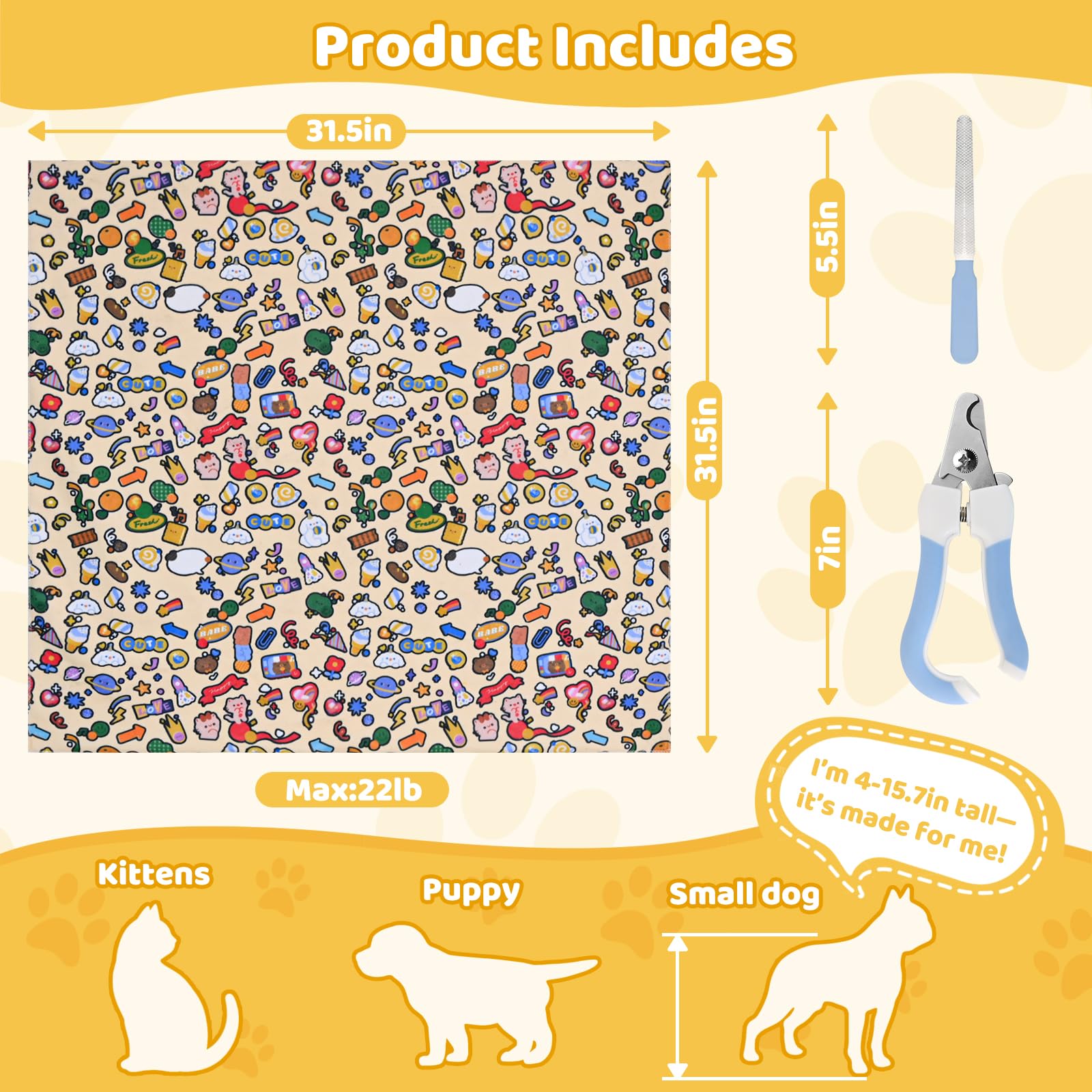Kit de uñas para mascotas de la marca MASHDE