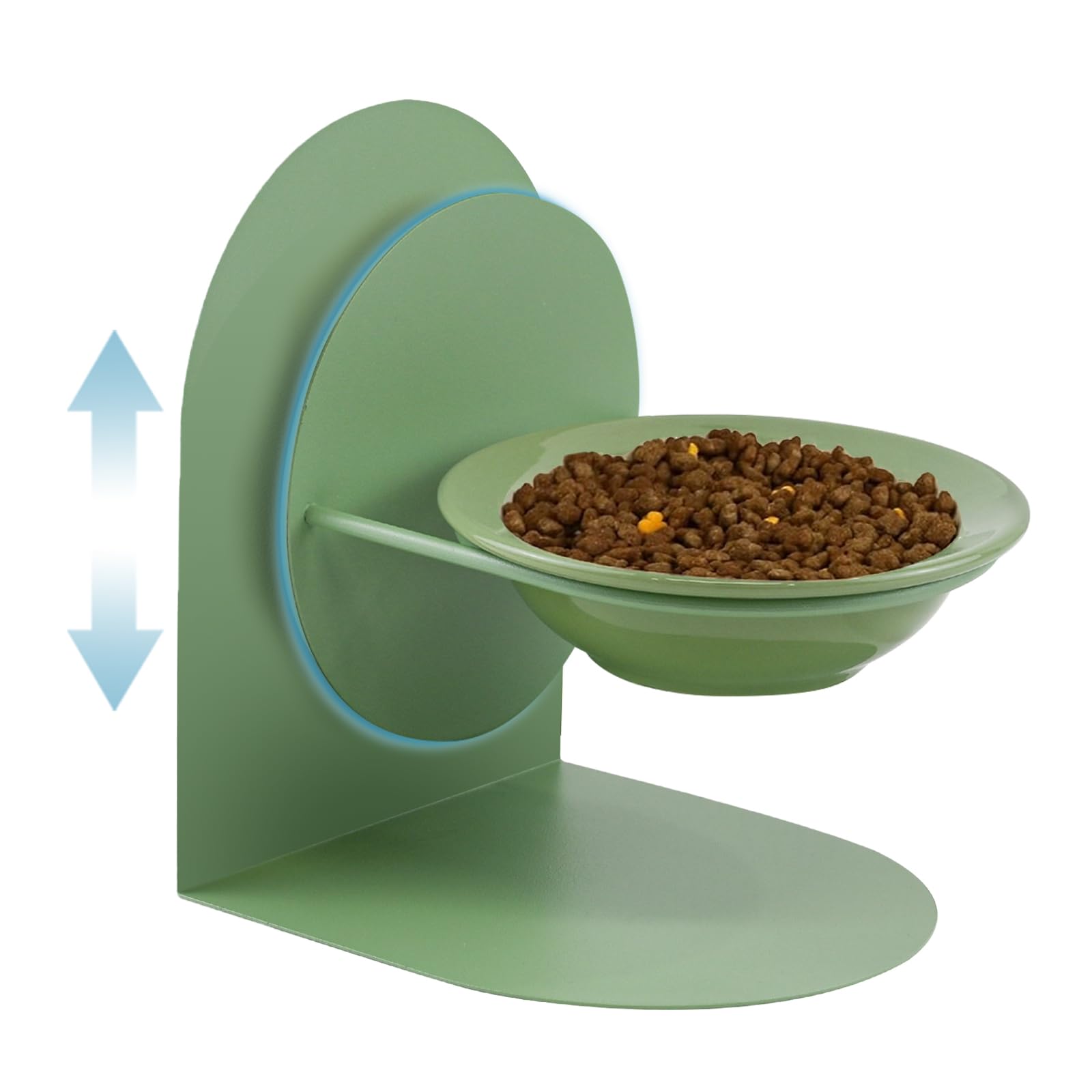 Plato elevado de MASHDE con inclinación para una postura de alimentación cómoda.