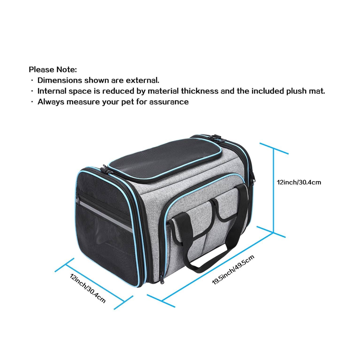 MASKEYON porta-mascotas con tres accesos para facilitar uso