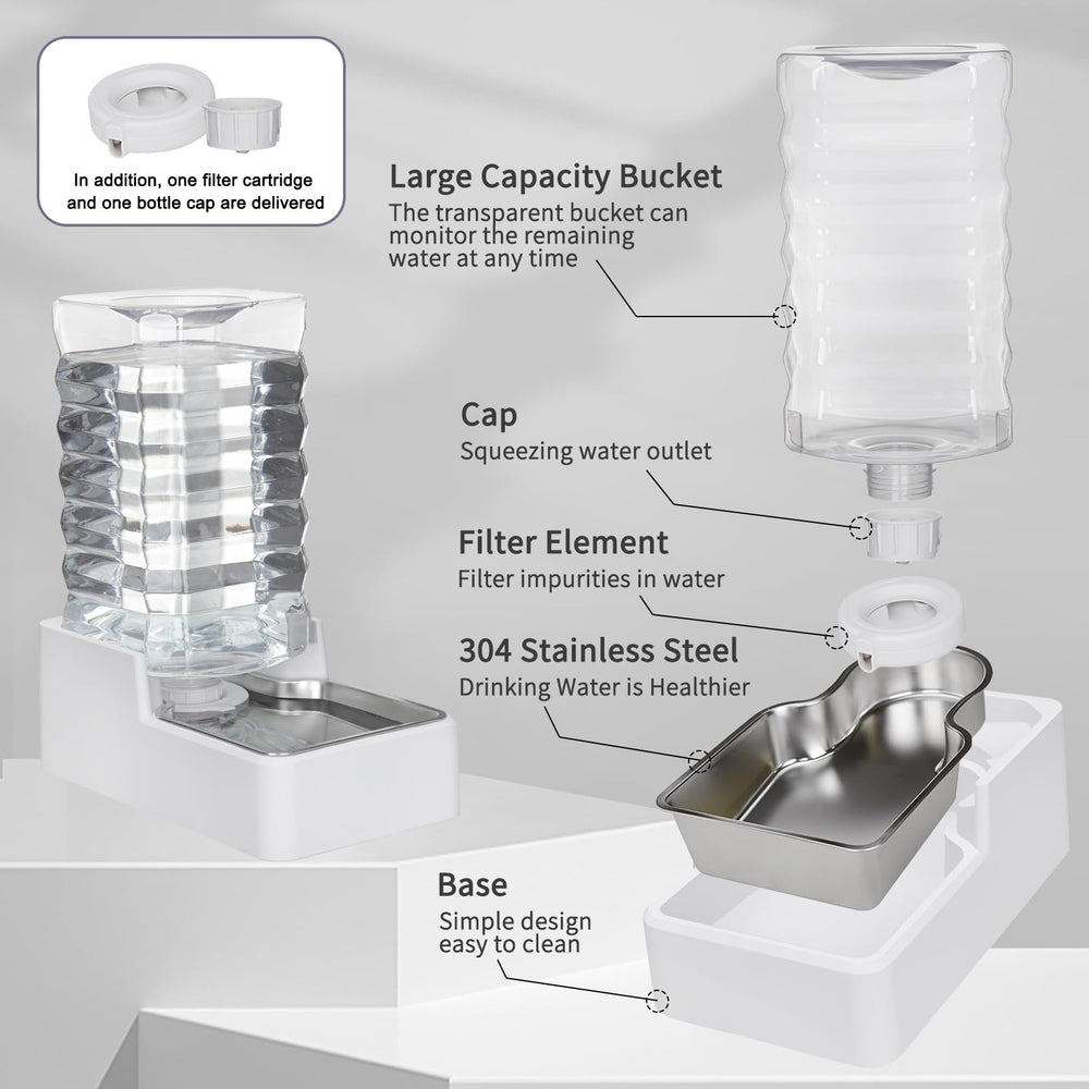 Filtración triple MASOCAT para agua más limpia en perros y gatos