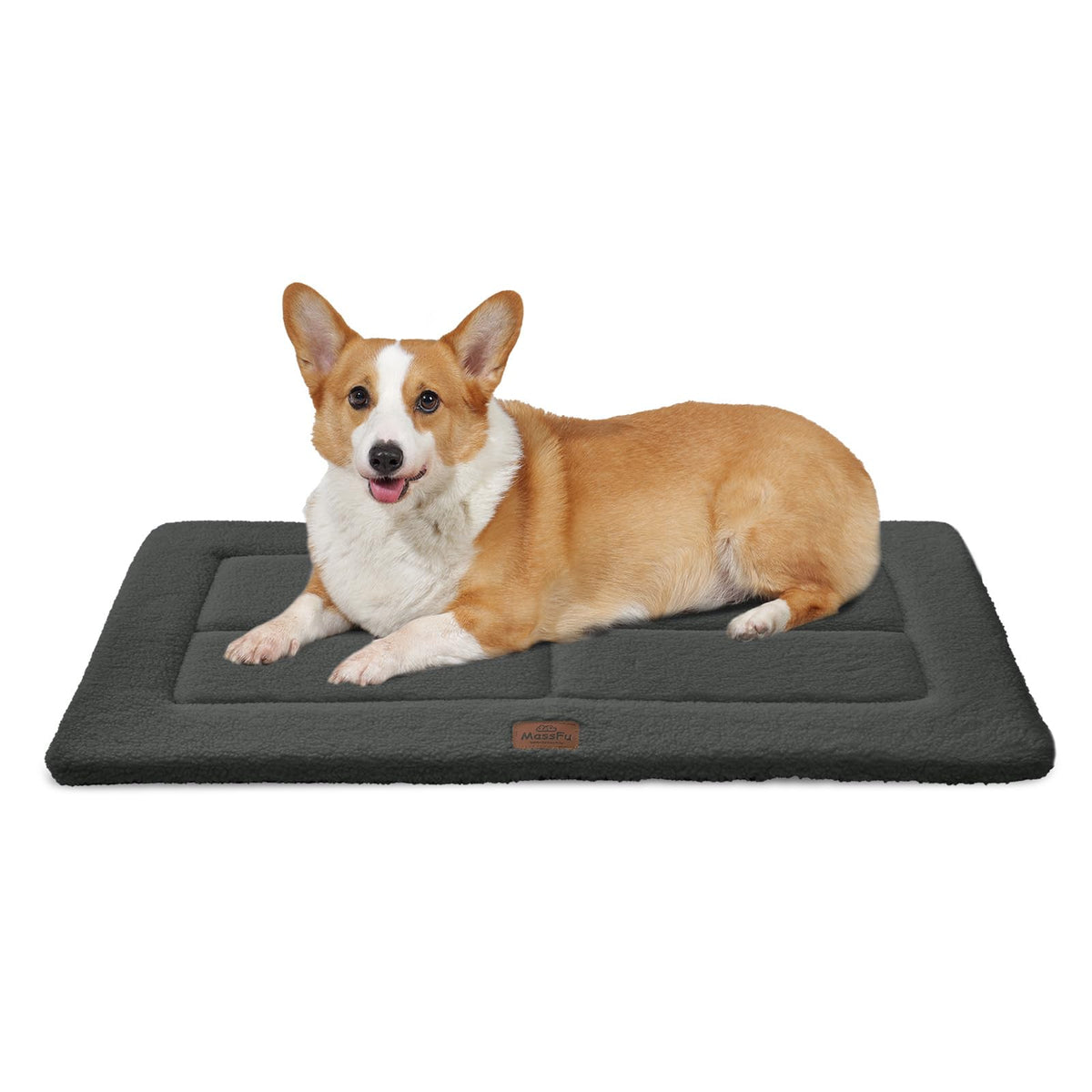 Massfu almohadón para jaula de perro, comodidad reversible.