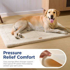 Cama MASSFU para perro: dos caras felpa para climas diferentes.
