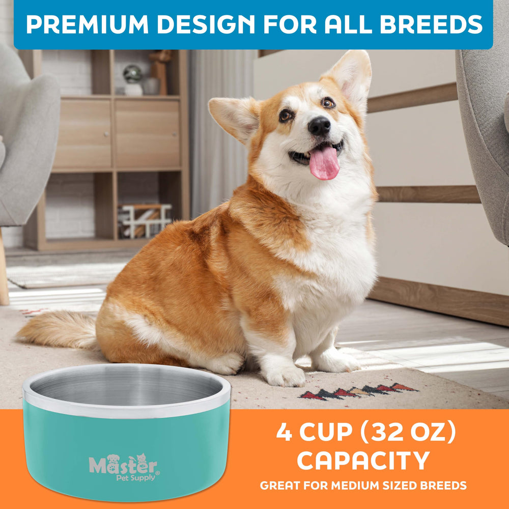 Master Pet Supply acero inoxidable anticorrosivo para uso diario.