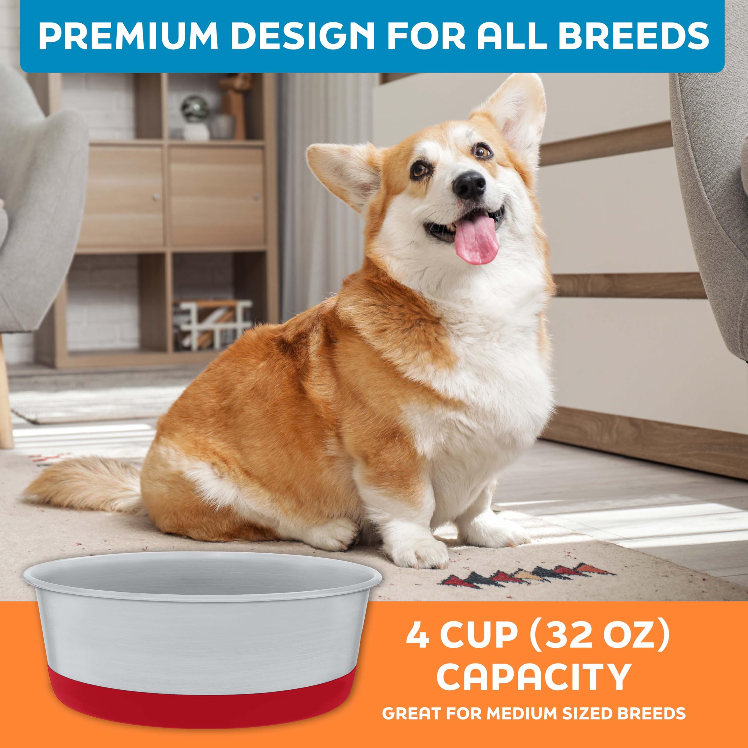 Base de silicona del comedero Master Pet Supply para protección del piso