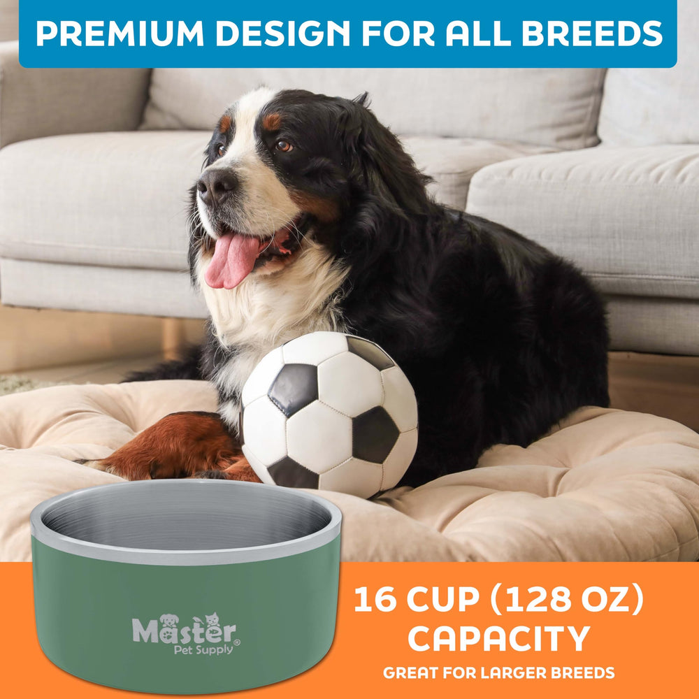 Bebedero de 128 oz para mascotas Master Pet Supply, gran capacidad.