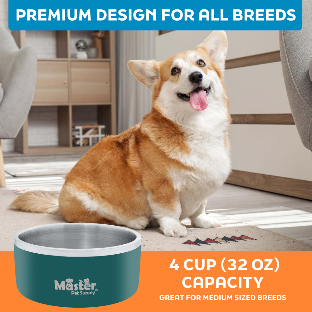 Master Pet Supply bol para interiores y exteriores, ideal para mascotas.