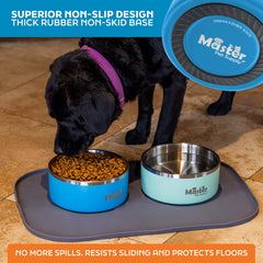 Master Pet Supply cuenco exterior aislado, inoxidable y duradero
