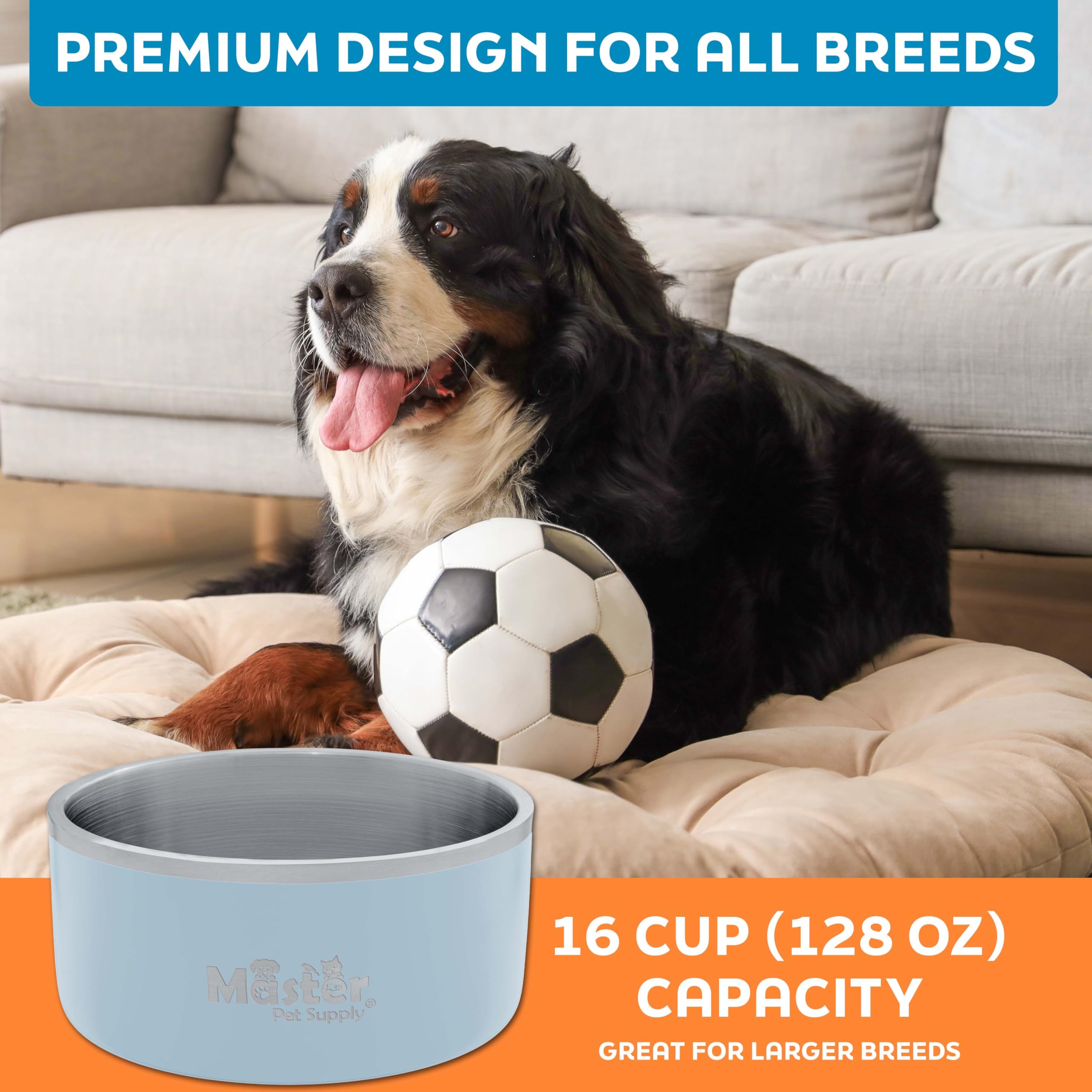 Master Pet Supply tazones-para-perros-gatos aptos para uso diario.