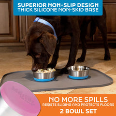 Master Pet Supply: cuencos aptos para uso interior y exterior con diseño duradero.