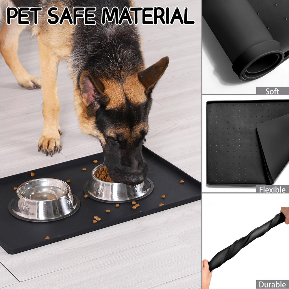 MateeyLife alfombra silicona apta para lavavajillas, limpieza rápida y segura.