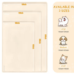 MateeyLife: alfombrilla derrame controlado para mascotas, ideal para beber y comer