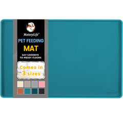 MateeyLife almohadilla de silicona para comida de perros: protege pisos y facilita la limpieza.