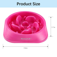 Diseño puzzle de MateeyLife para perros, comida más lenta y entretenimiento.
