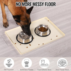 Tapete MateeyLife uso multi-escena para perros y gatos en casa o viaje.