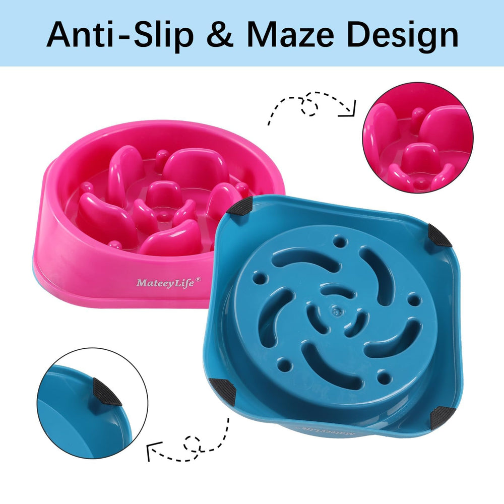 Tazón MateeyLife para comidas secas, húmedas o crudas.