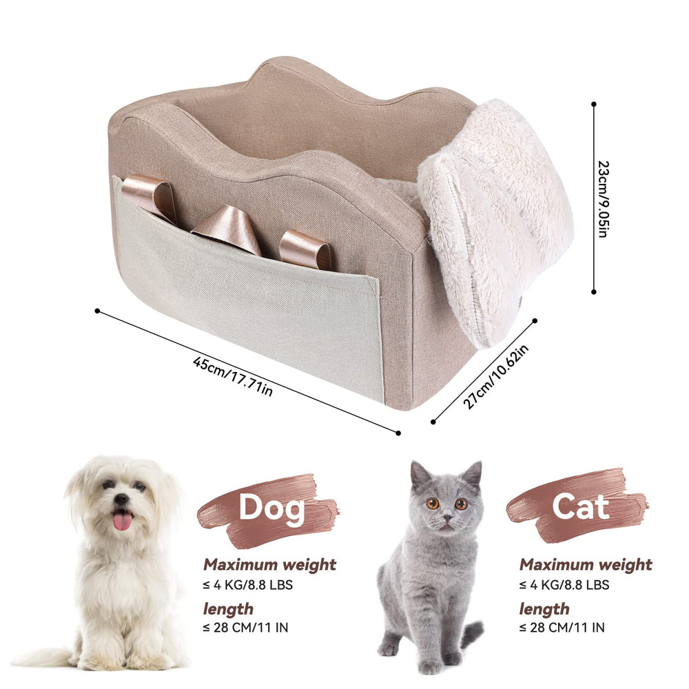 Correa de seguridad para collar mantiene estable al perro durante el trayecto.