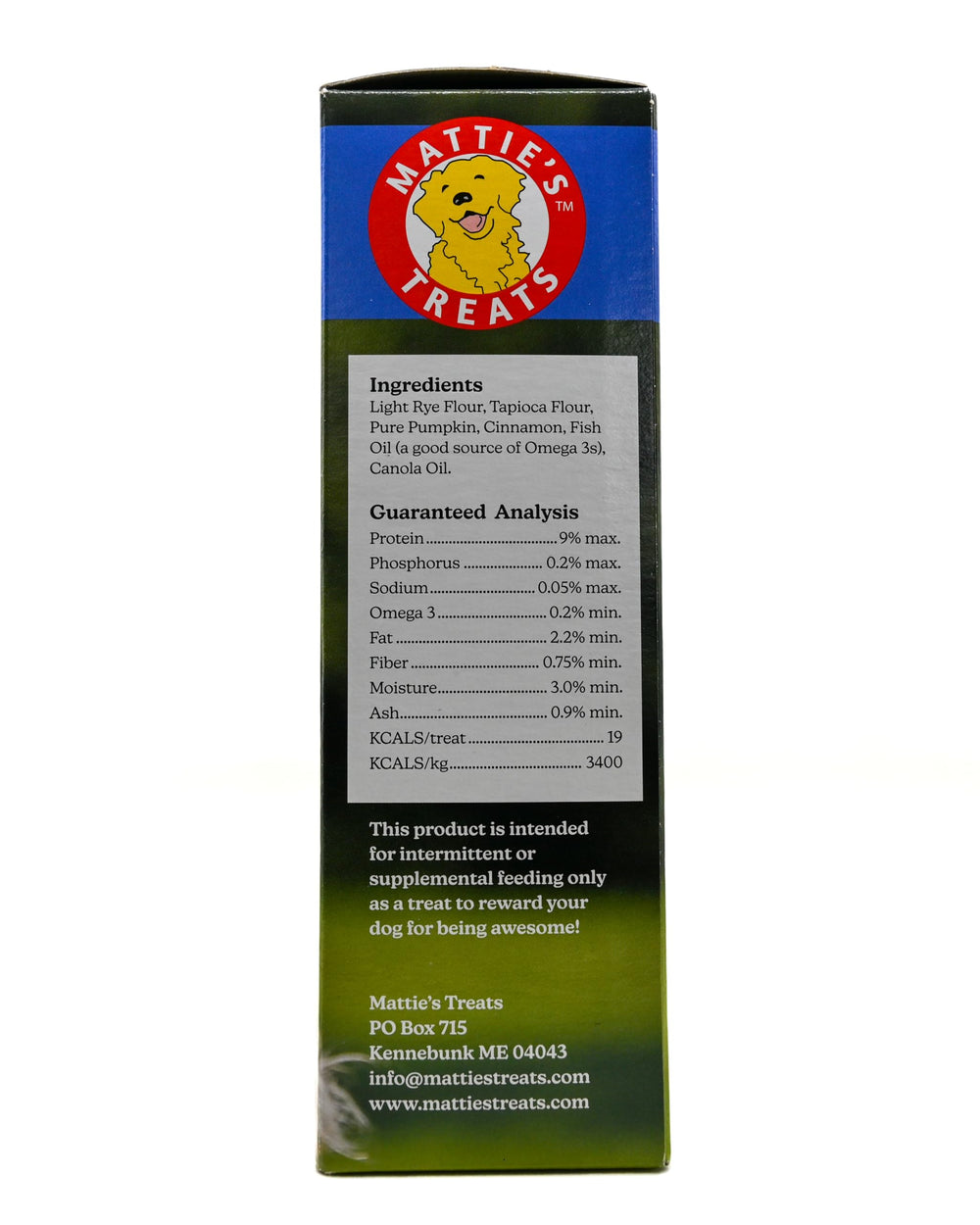 Mattie's Treats: aceite de pescado añade omega-3 para pelaje brillante.