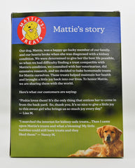 Mattie's Treats: hecho en EE.UU., garantía de calidad.