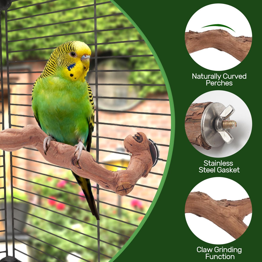 Matutinus conjunto de accesorios para aves en jaula