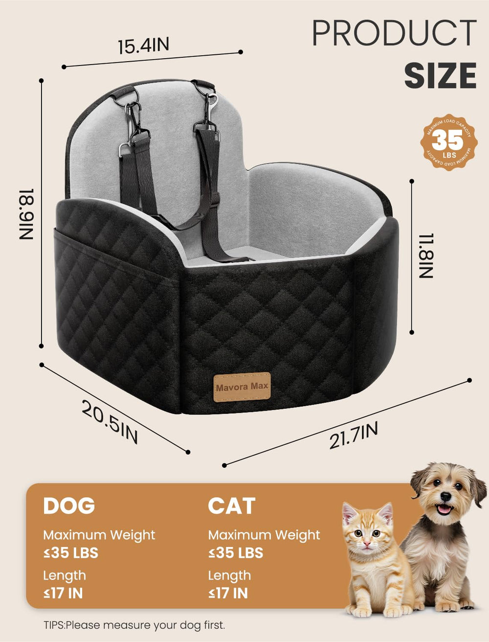 Mavora Max: ensamble-facil en minutos para viajar con tu perro.