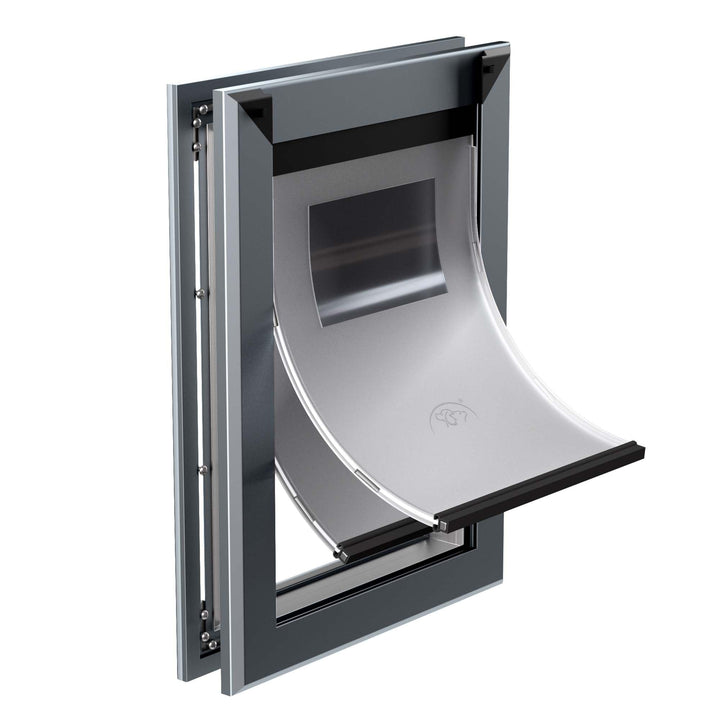 Puerta MAVRICFLEX para perro con cierre deslizante doble, ideal para perros grandes