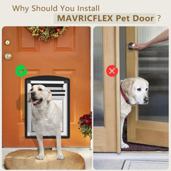 MAVRICFLEX puerta apta para uso interior y exterior, diseño versátil para cualquier umbral