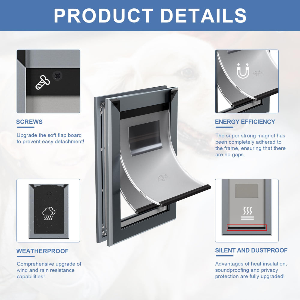 MAVRICFLEX XL, dimensiones ajustables para puertas de diferentes grosores.