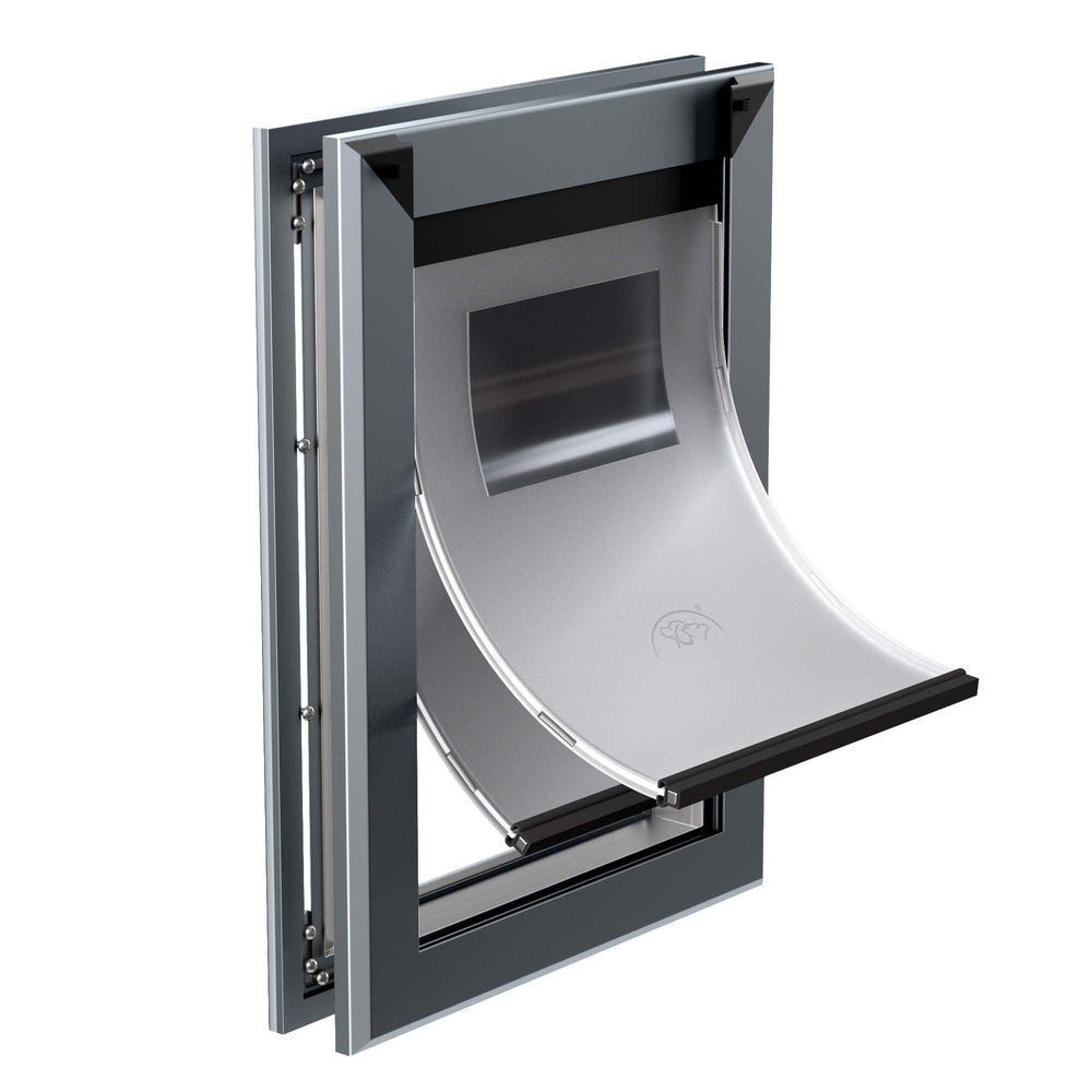 MAVRICFLEX XL, vista frontal, puerta para perros para acceso cómodo diario.