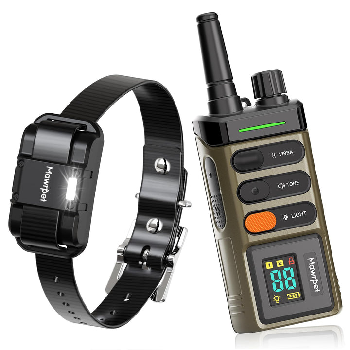 MawrPet collar de entrenamiento con cuatro modos para un entrenamiento flexible.