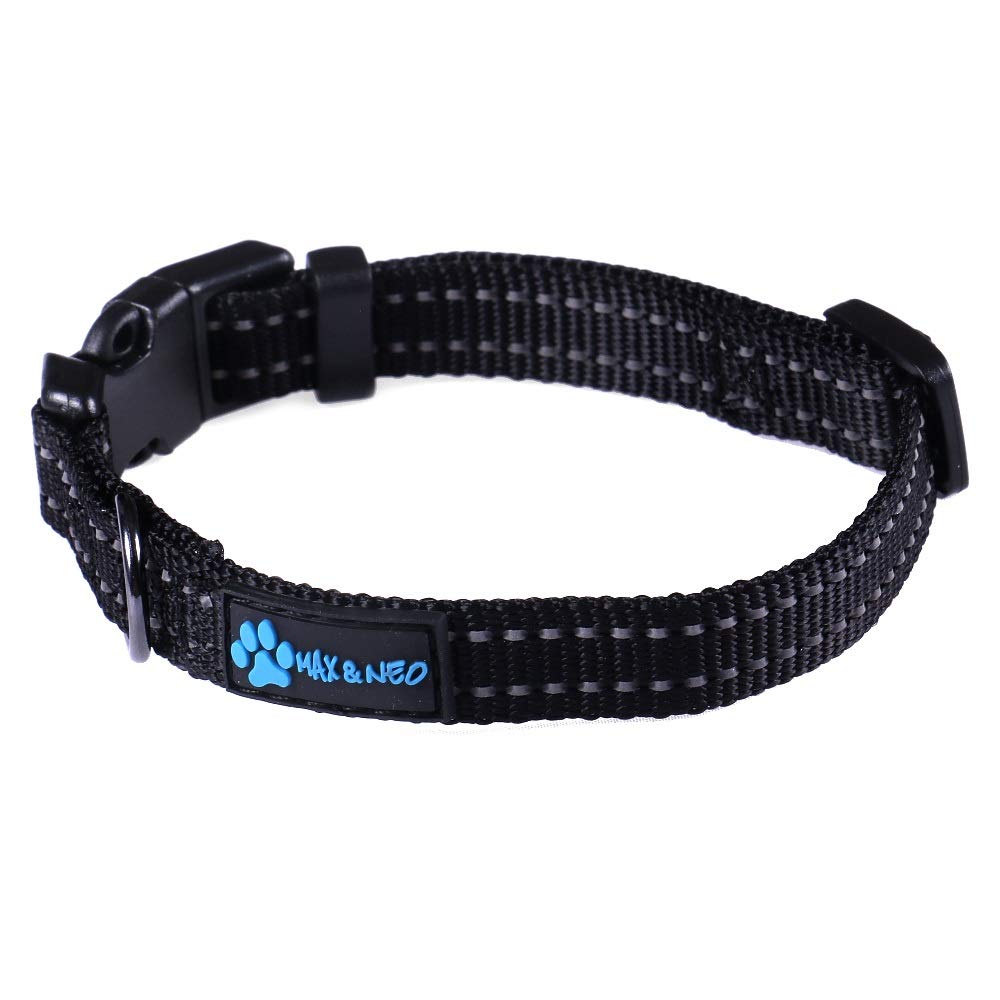 Max and Neo collar reflectivo de nylon para visibilidad nocturna