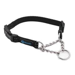 Collar martingala de Max and Neo en acero inoxidable negro para uso diario