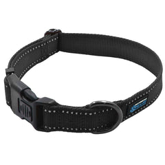 Collar reflectante de nylon Max y Neo para mayor visibilidad nocturna.