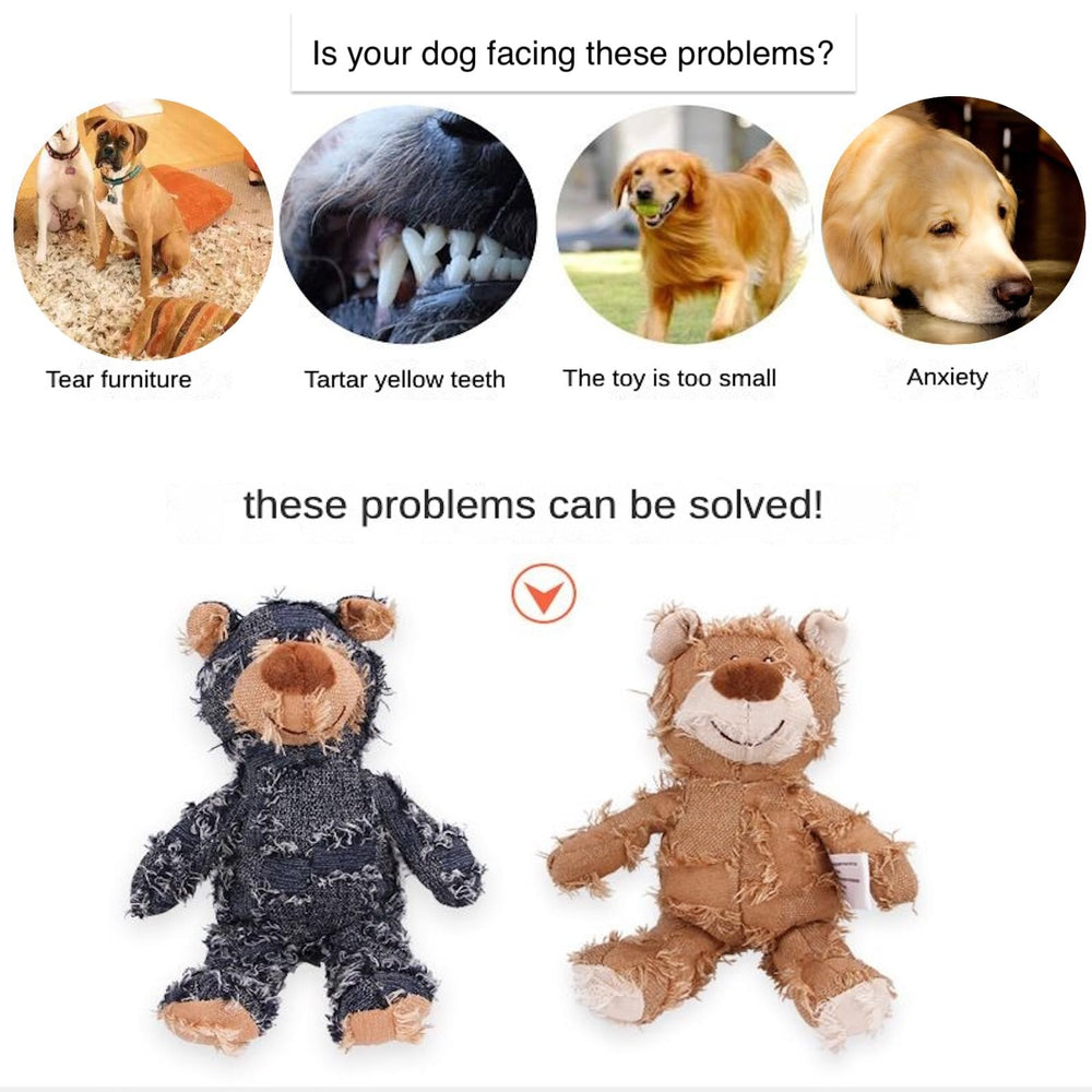 MAXBECK oso de peluche con sonido atrae atención y fomenta juego.