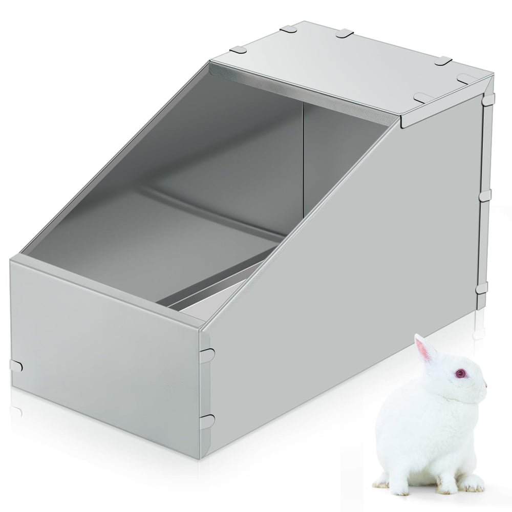 Maxcheck nido de conejo metal galvanizado, duradero para uso interior y exterior.