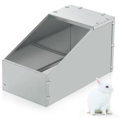 Maxcheck nido de conejo metal galvanizado, duradero para uso interior y exterior.