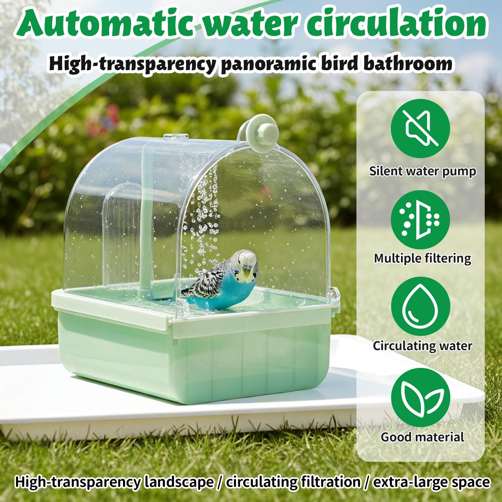 Maxdot filtracion integrada mantiene el agua limpia y reutilizable.