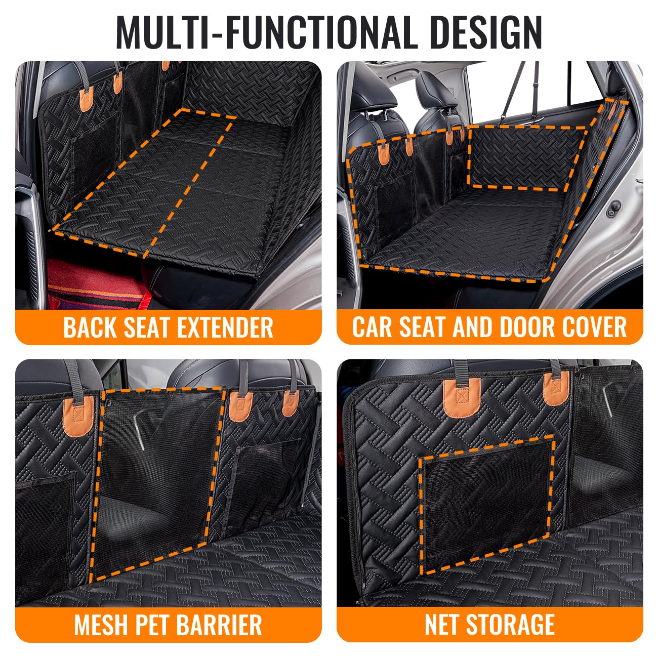 MAXFUT Base dura para perro, aporta estabilidad durante trayectos largos.